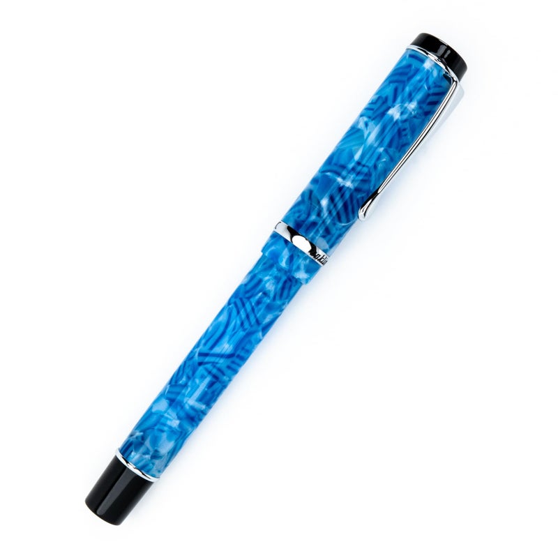Conklin Duragraph Fountain Pen Ice Blue - Medium Nib, Timeless Writing Instrument with Cool Blue Finish - Image 5